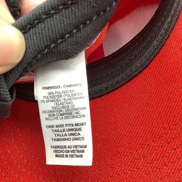 Nike Mens Legacy91 Dri-Fit Swoosh Flex Adult Baseball Cap Hat Red One Size - Picture 4 of 7